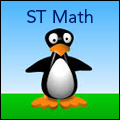 ST Math with penguin icon